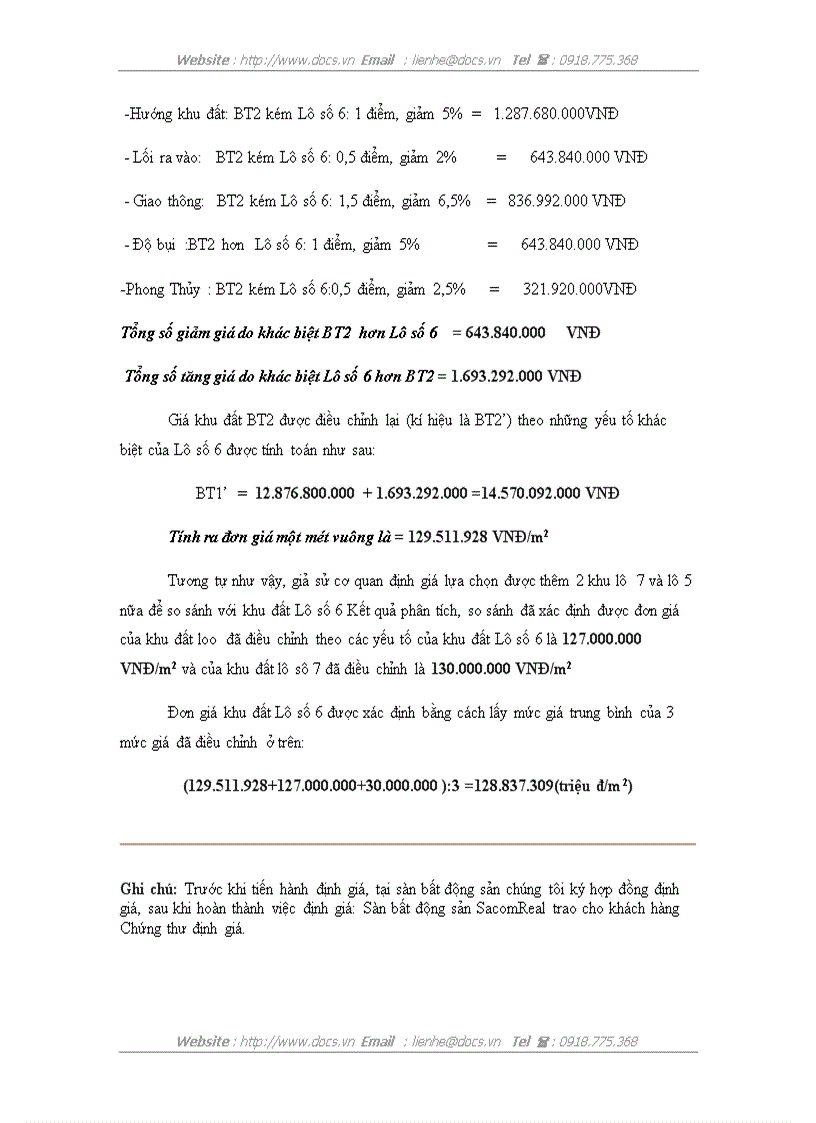 image for page Báo cáo thực tập môi giới định giá quản lý sàn bất động sản