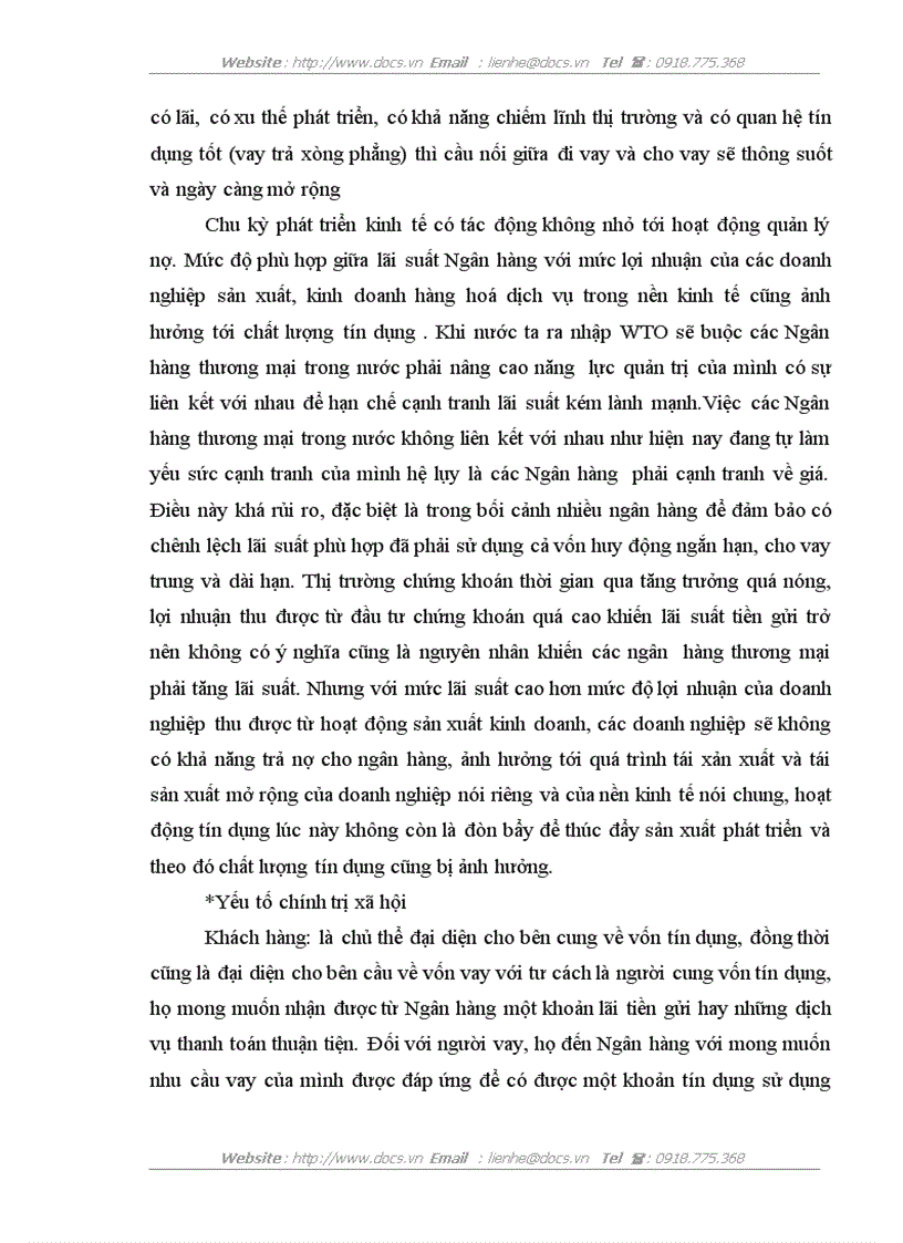 image for page Quy chế pháp lý về quản lý nợ trong hoạt động tín dụng ngân hàng và thực tiễn áp dụng tại NHNo PTNN chi nhánh Bắc Vĩnh Yên