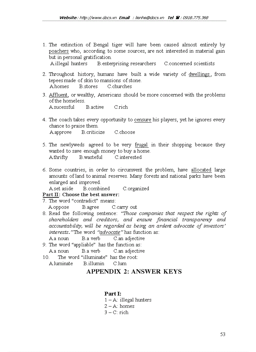 image for page Some strategies for dealing with unfamiliar words in reading comprehension for students of English faculty Hanoi open university