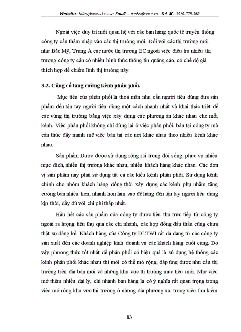 image for page Một số giải pháp đẩy nhanh tốc độ tiêu thụ sản phẩm tại Công ty Dược Liệu Trung Ương I