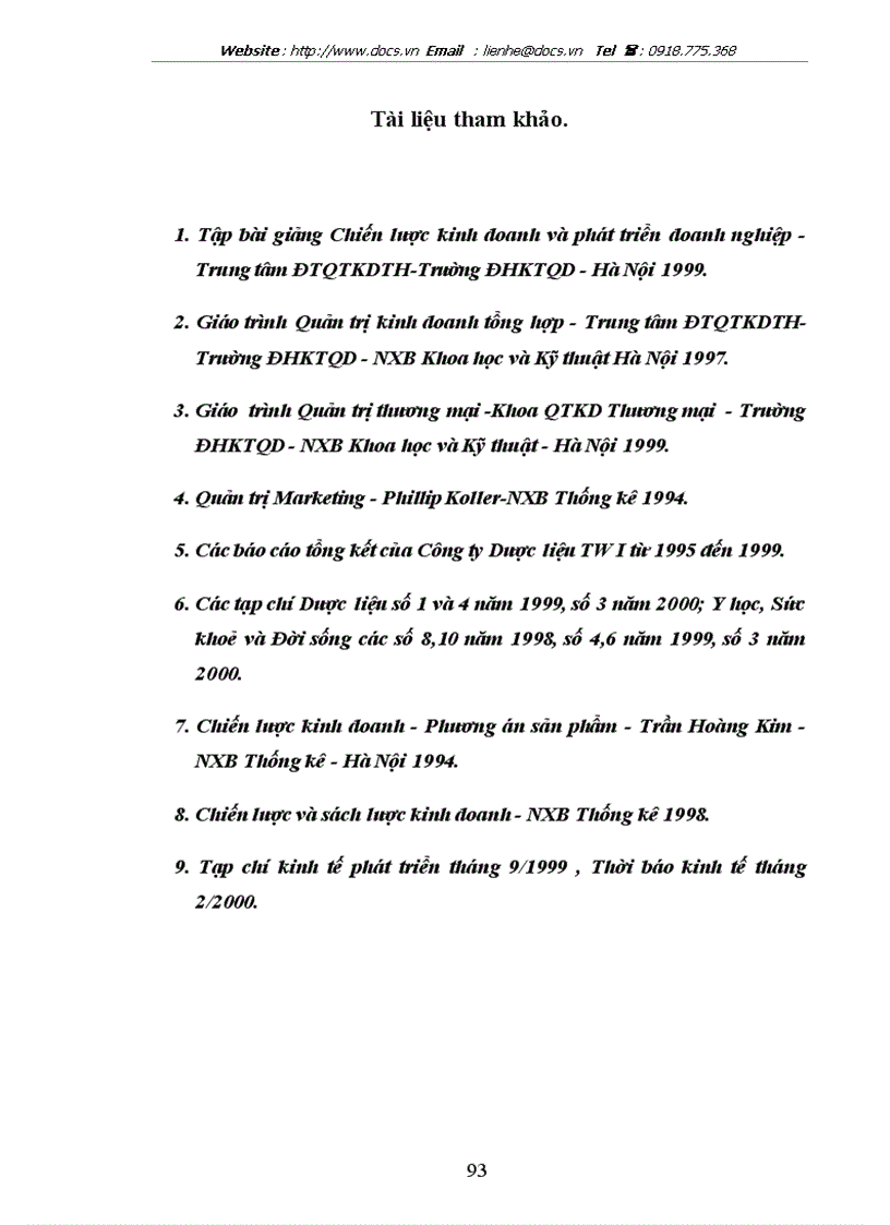 image for page Một số giải pháp đẩy nhanh tốc độ tiêu thụ sản phẩm tại Công ty Dược Liệu Trung Ương I