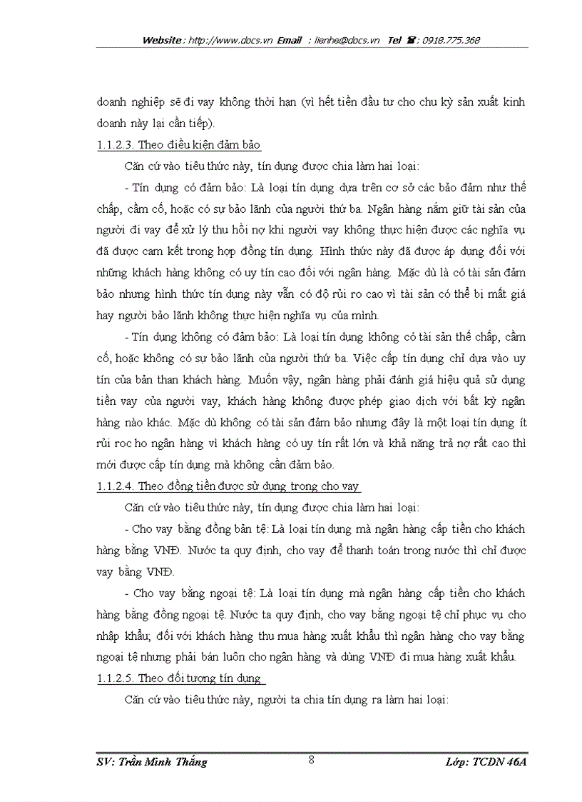 image for page Các vấn đề cơ bản về chất lượng tín dụng của ngân hàng thương mại