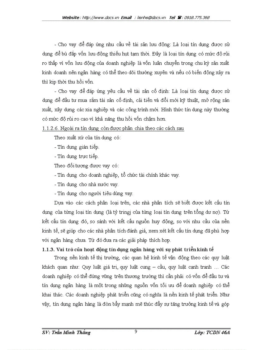 image for page Các vấn đề cơ bản về chất lượng tín dụng của ngân hàng thương mại