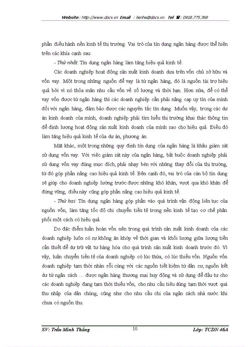 image for page Các vấn đề cơ bản về chất lượng tín dụng của ngân hàng thương mại