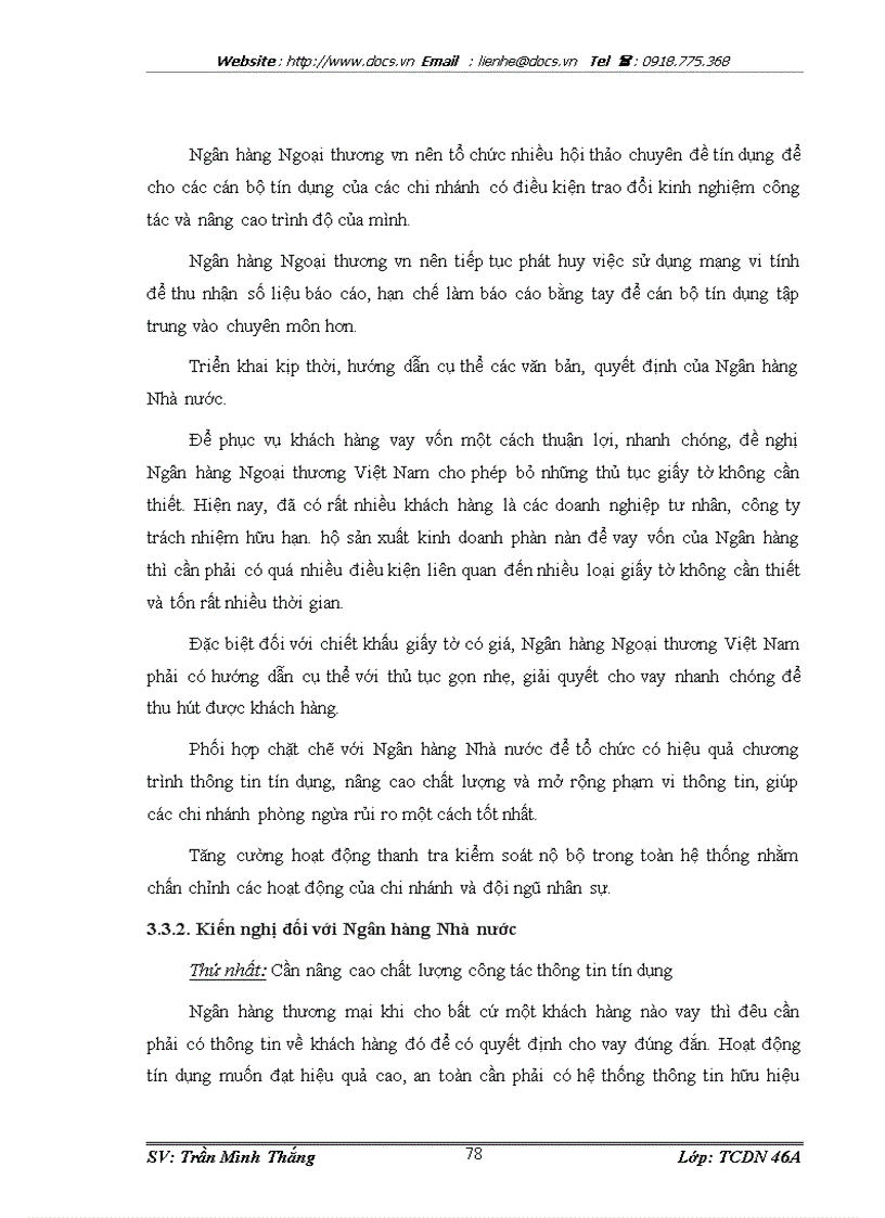 image for page Các vấn đề cơ bản về chất lượng tín dụng của ngân hàng thương mại