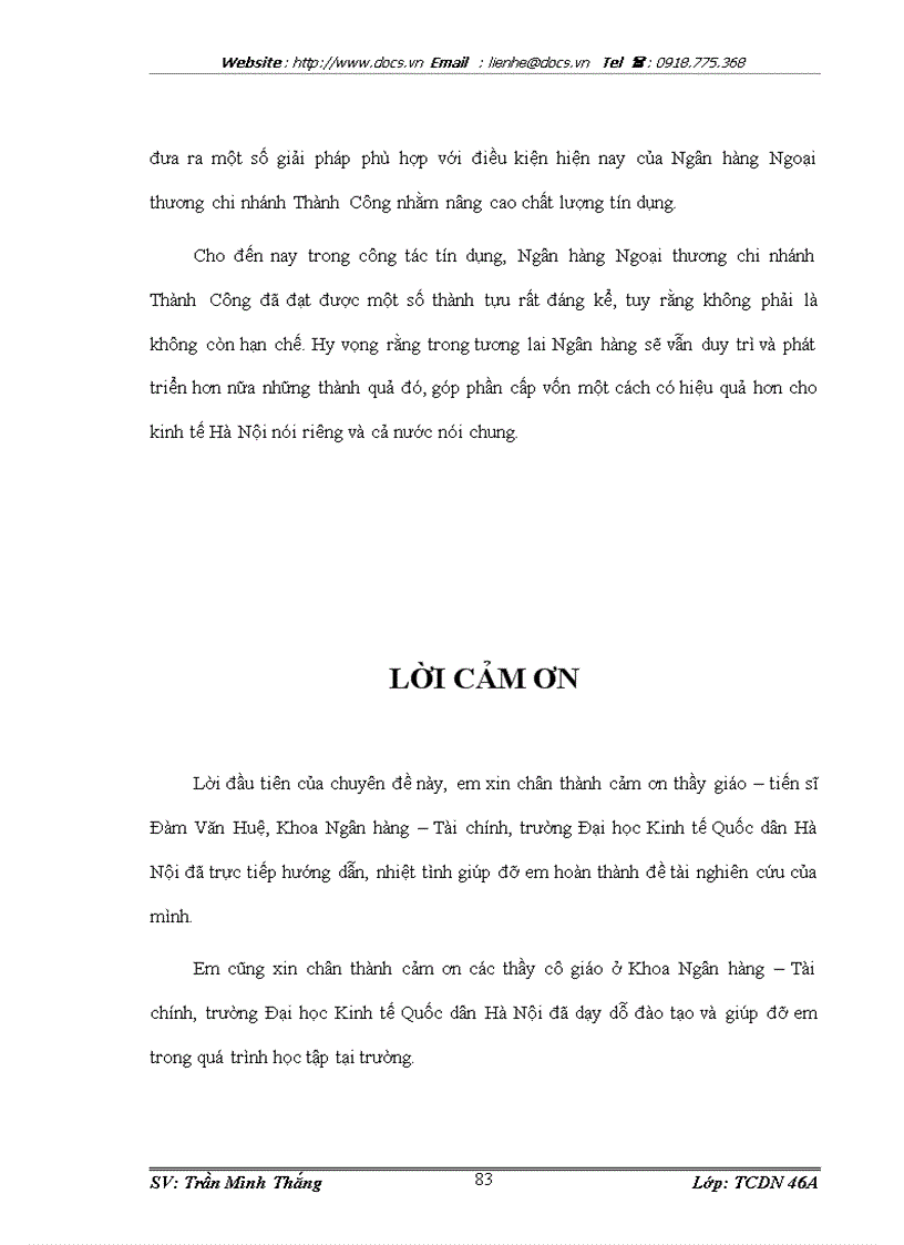 image for page Các vấn đề cơ bản về chất lượng tín dụng của ngân hàng thương mại