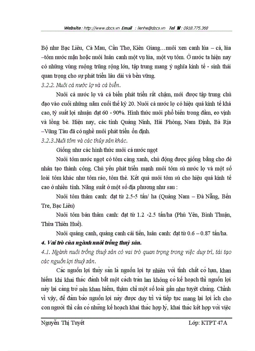 image for page Thực trạng và giải pháp phát triển bền vững ngành nuôi trồng thuỷ sản Việt Nam