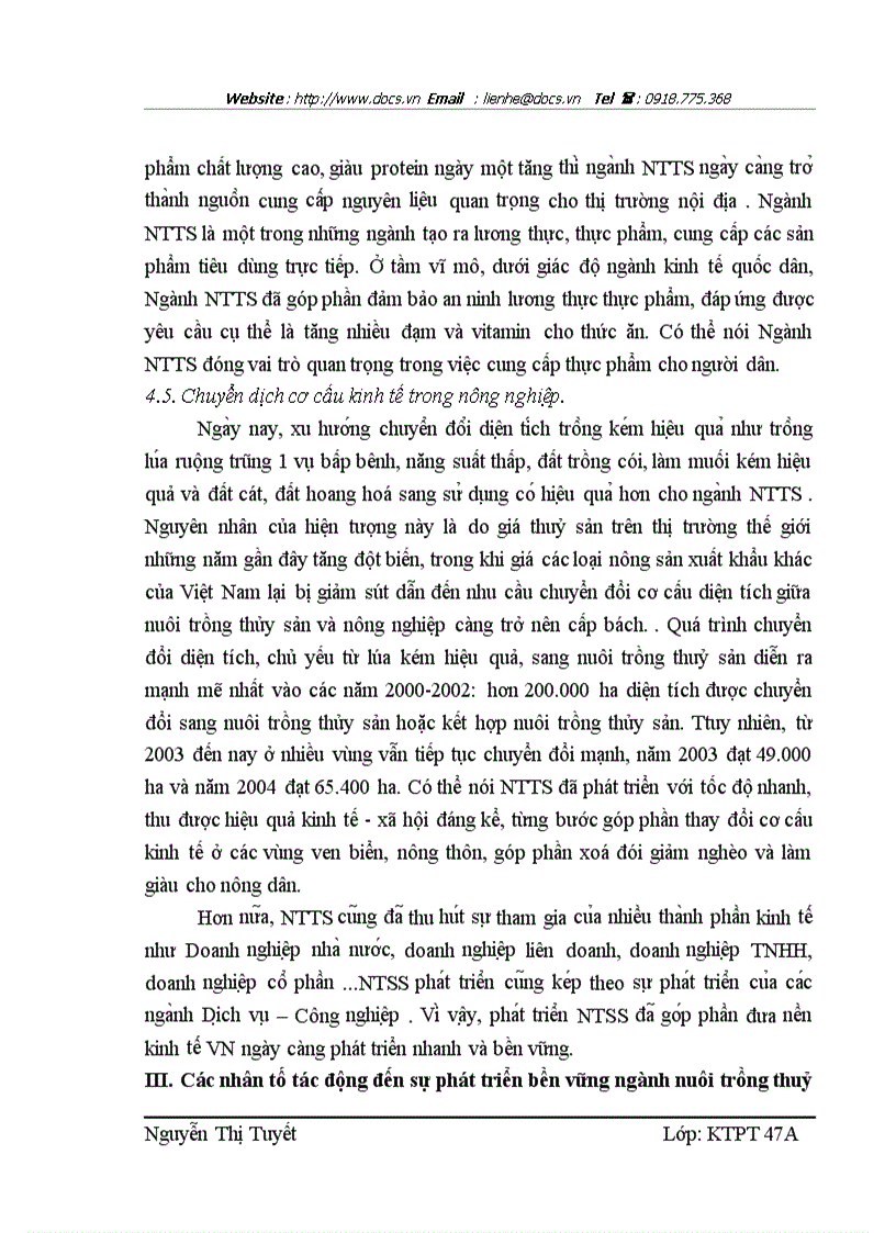 image for page Thực trạng và giải pháp phát triển bền vững ngành nuôi trồng thuỷ sản Việt Nam