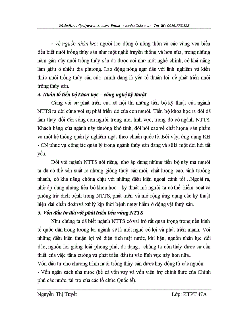 image for page Thực trạng và giải pháp phát triển bền vững ngành nuôi trồng thuỷ sản Việt Nam