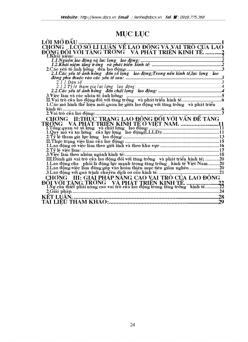 image for page Vai trò của lao động đối với tăng trưởng và phát triển kinh tế