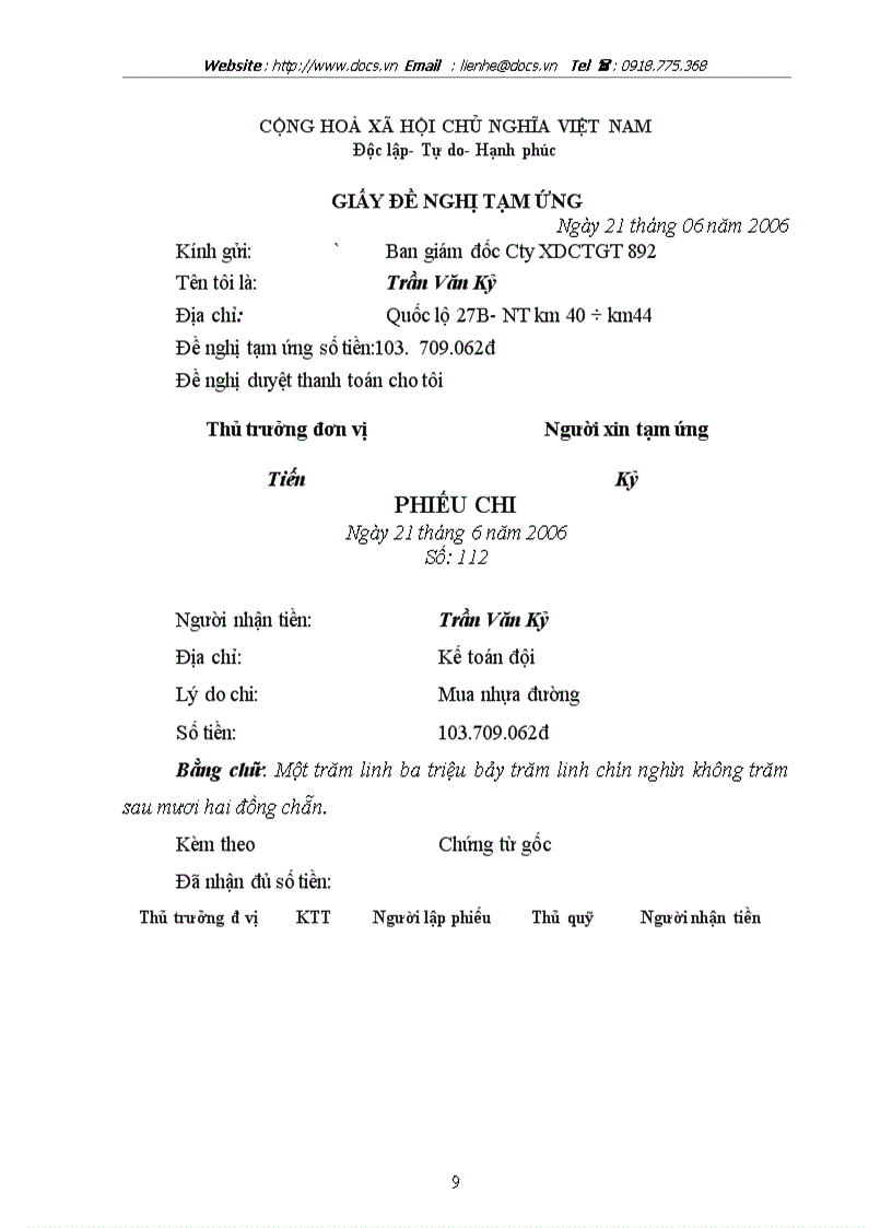 image for page Thực trạng công tác kế toán tập chi phí sản xuất và tính giá thành sản phẩm tại Công ty CP xây dựng công trình giao thông 892 chương 2 3