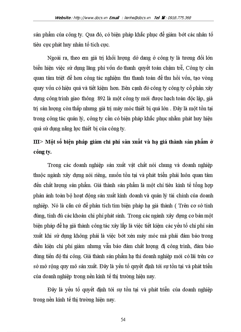 image for page Thực trạng công tác kế toán tập chi phí sản xuất và tính giá thành sản phẩm tại Công ty CP xây dựng công trình giao thông 892 chương 2 3