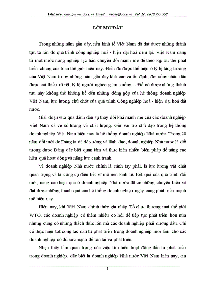 image for page Tình hình đầu tư phát triển trong Doanh nghiệp nhà nước Thực trạng và giải pháp