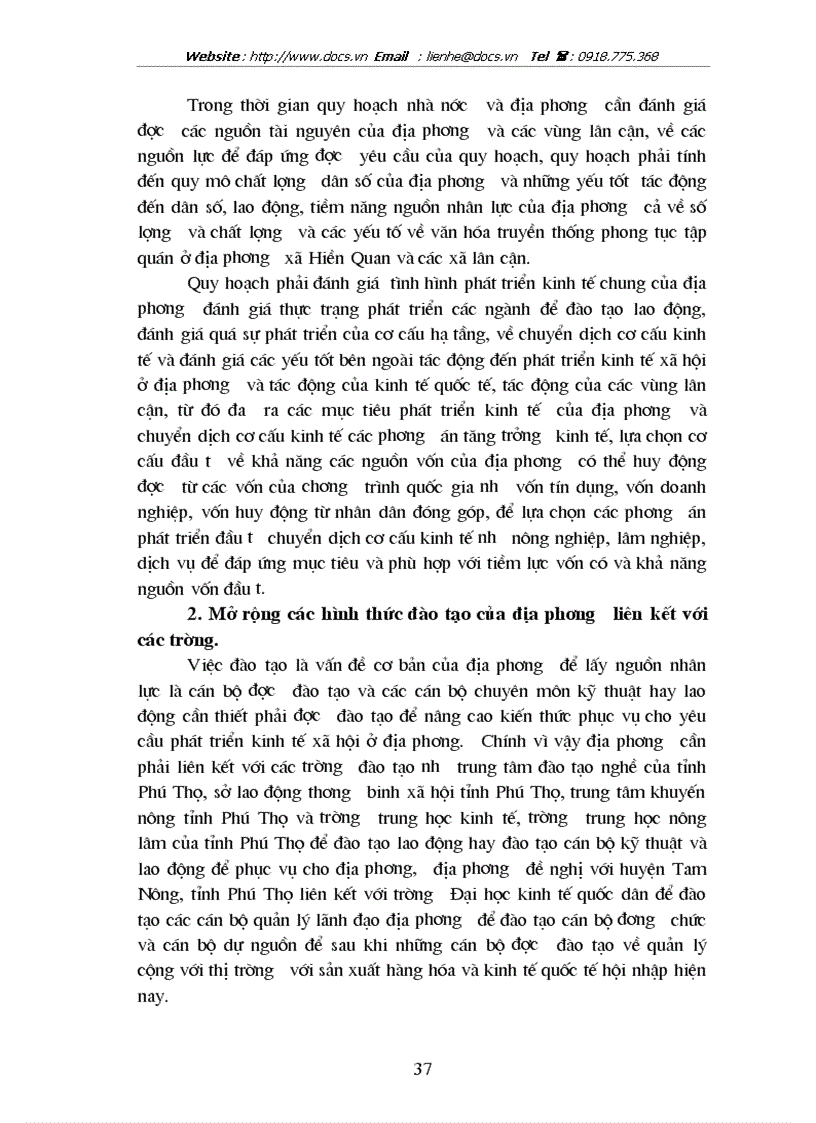 image for page Giải pháp đào tạo nâng cao chất lượng lao động để phát triển kinh tế ở xã Hiền Quan H Tam Nông Phú thọ theo hướng sản xuất hàng hoá