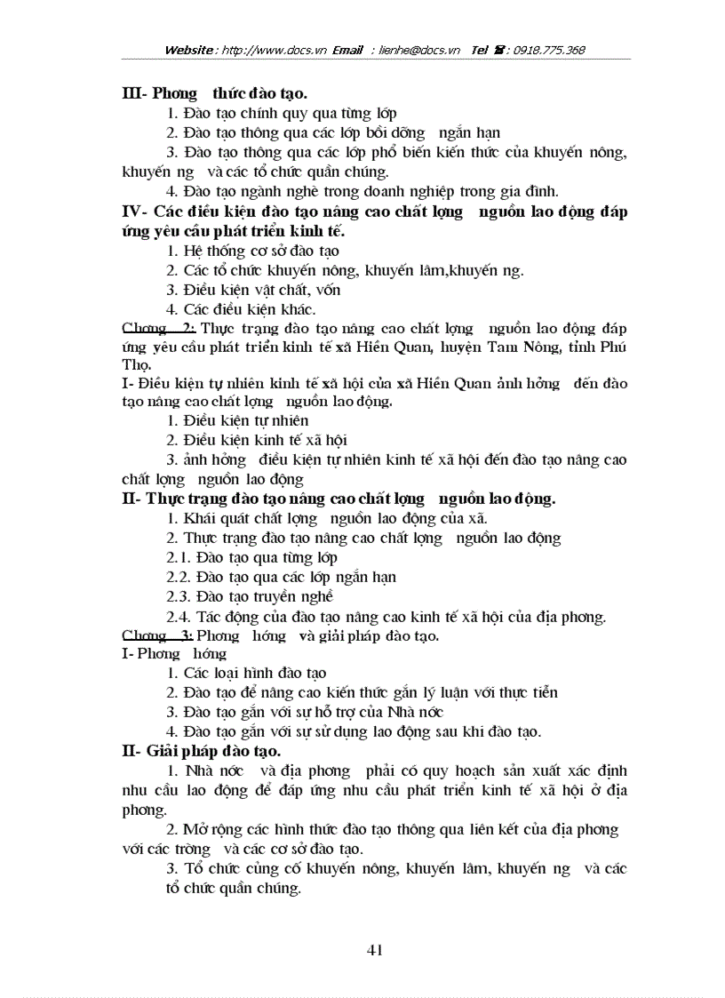 image for page Giải pháp đào tạo nâng cao chất lượng lao động để phát triển kinh tế ở xã Hiền Quan H Tam Nông Phú thọ theo hướng sản xuất hàng hoá