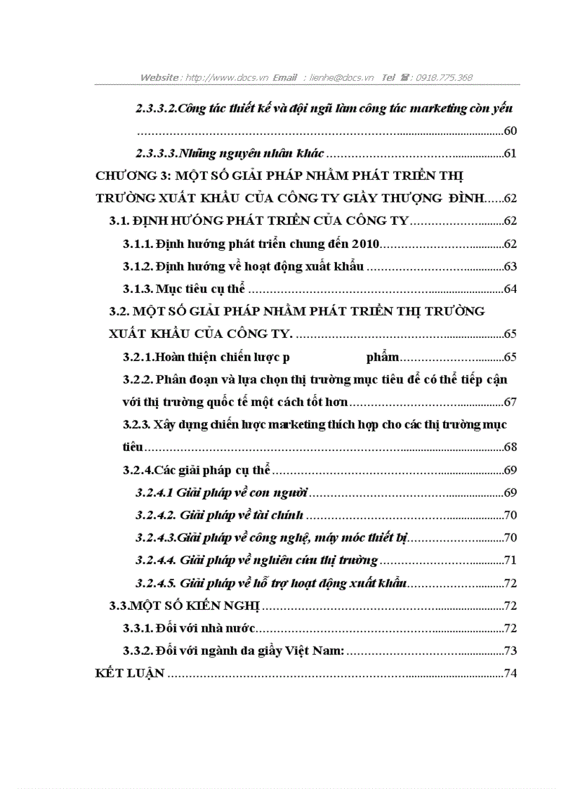 image for page Một số giải pháp phát triển thị trường xuất khẩu sản phẩm giầy của công ty Giầy Thượng Đình