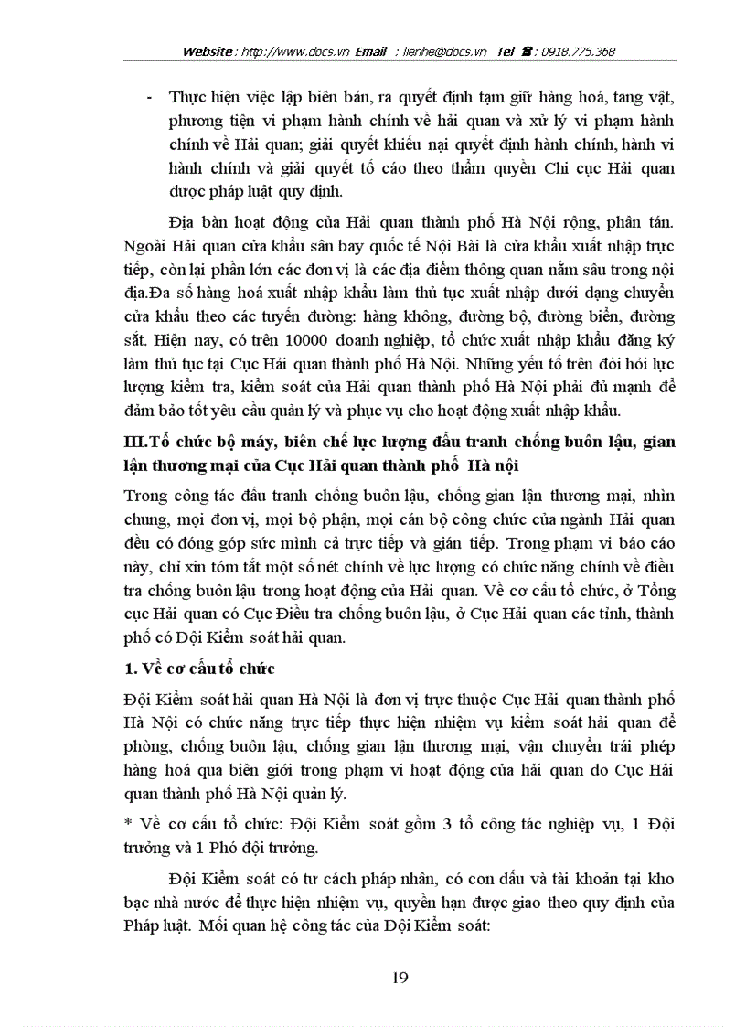 image for page Hải quan Hà Nội với công tác chống buôn lậu và gian lận thương mại