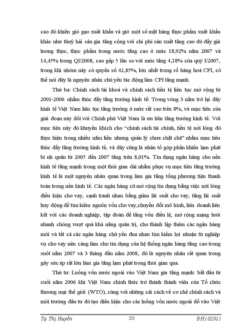 image for page Lạm phát ở Việt Nam trong những năm gần đây