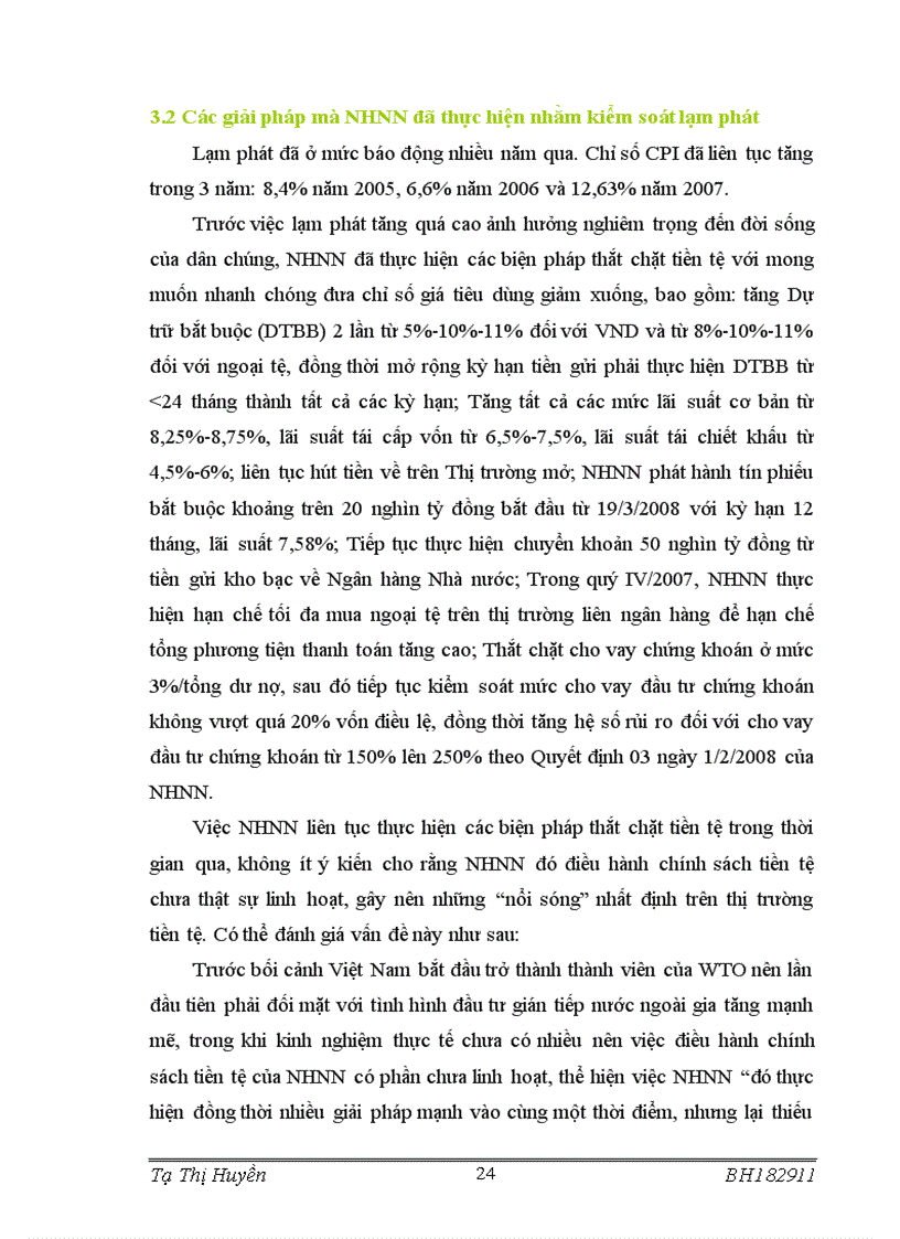 image for page Lạm phát ở Việt Nam trong những năm gần đây