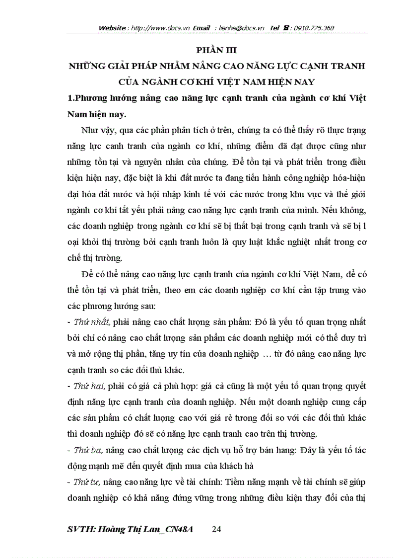 image for page 1số giải pháp nhằm nâng cao năng lực cạnh tranh của ngành cơ khí Việt Nam