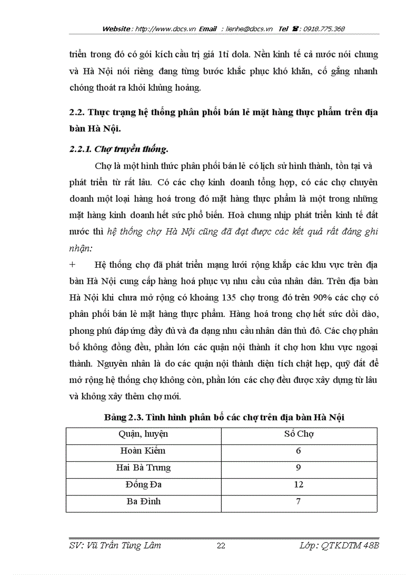 image for page Phát triển hệ thống phân phối bán lẻ mặt hàng thực phẩm trên địa bàn Hà Nội