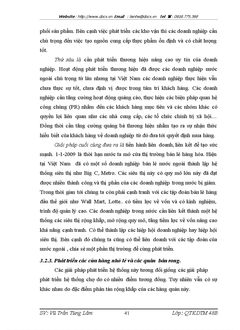 image for page Phát triển hệ thống phân phối bán lẻ mặt hàng thực phẩm trên địa bàn Hà Nội