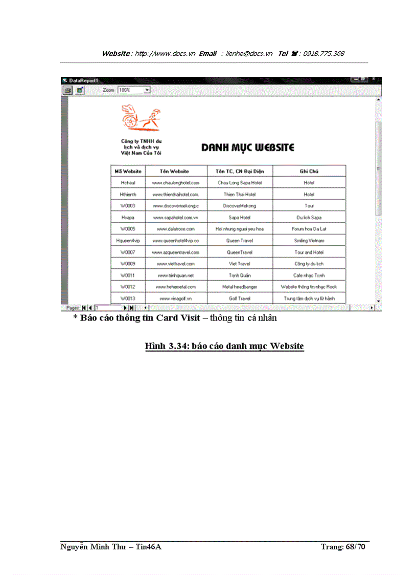 image for page Phân tích thiết kế hệ thống thông tin quản lý Card Visit Leaflet