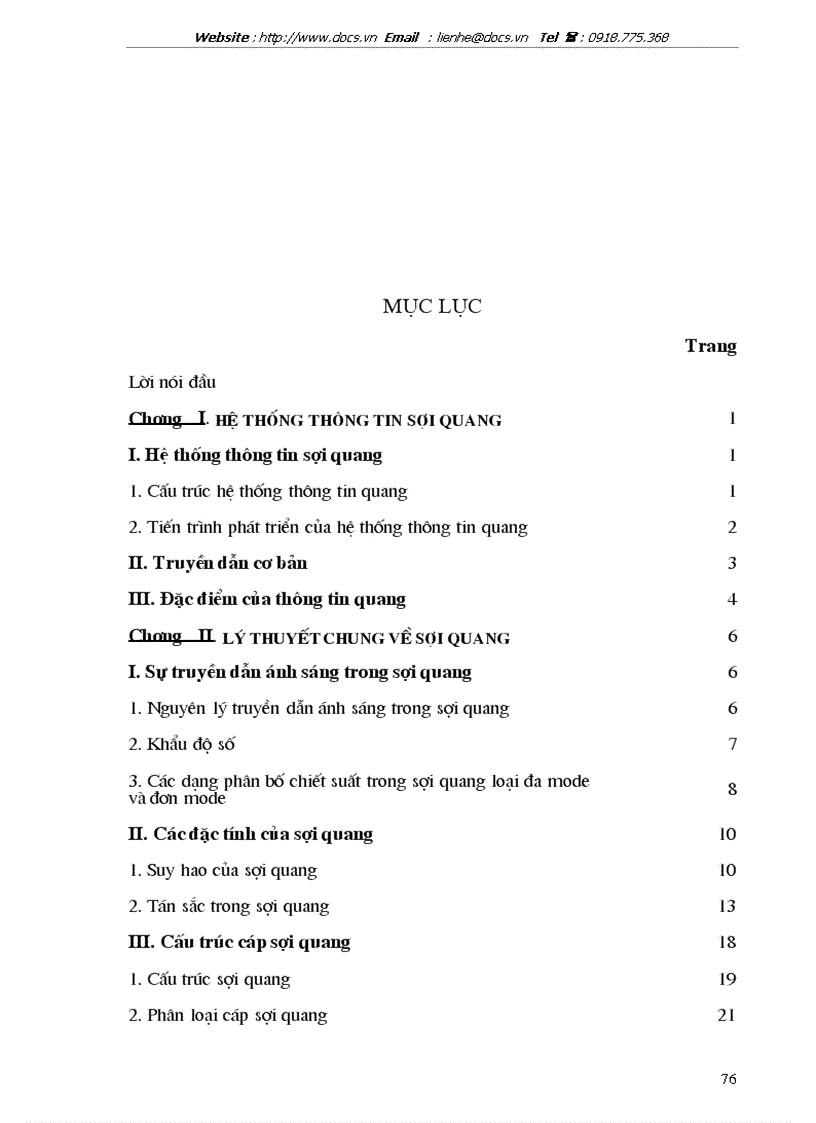 image for page Tổng quan về thông tin quang