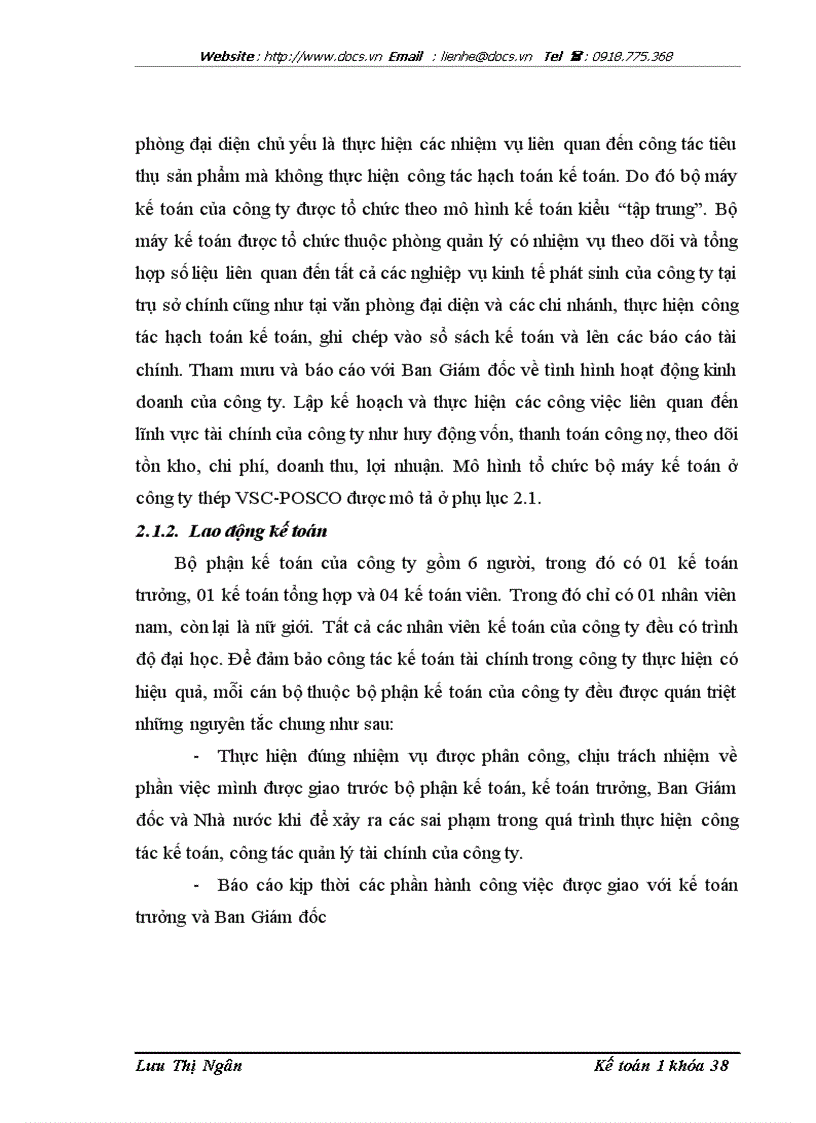 image for page Thực trạng tổ chức bộ máy kế toán và công tác kế toán tại công ty thép