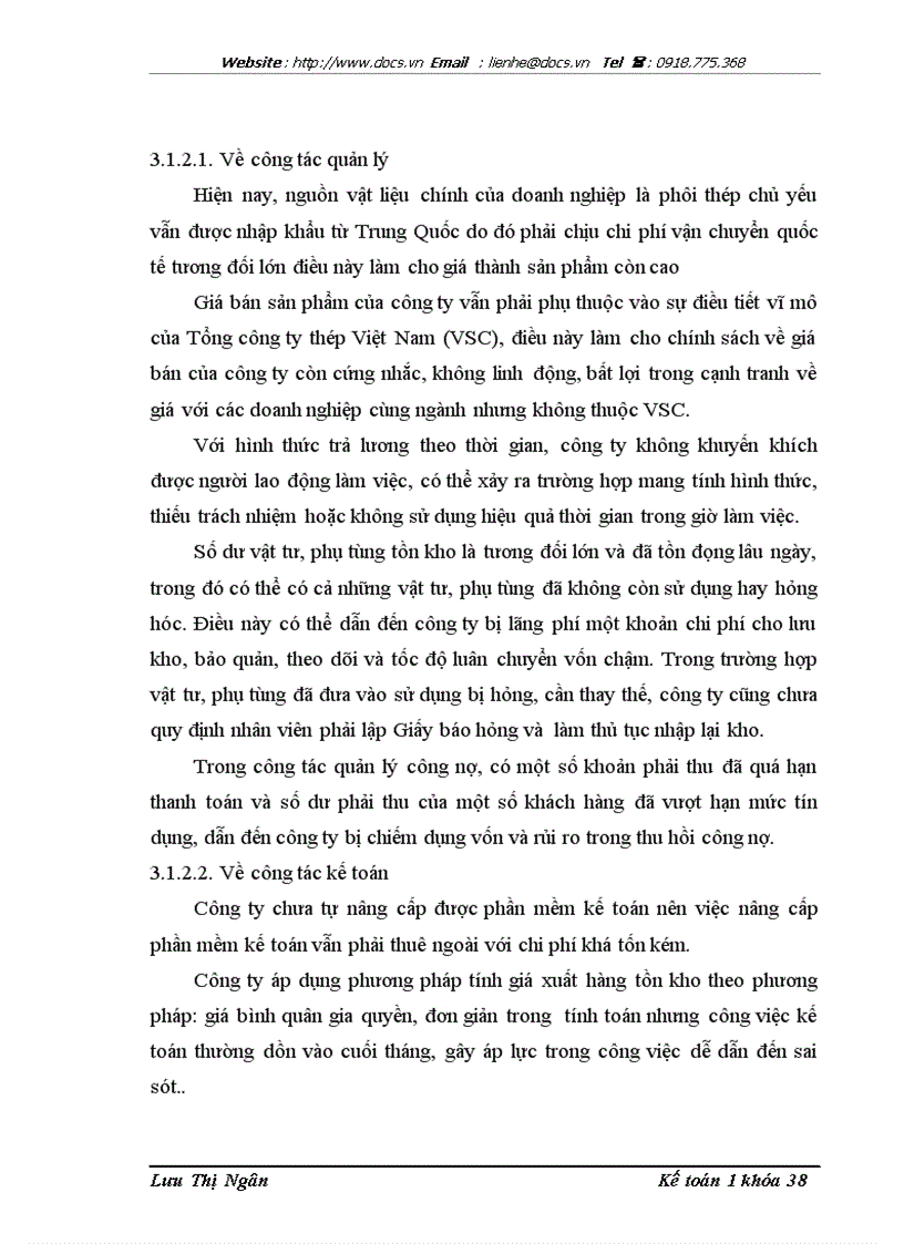 image for page Thực trạng tổ chức bộ máy kế toán và công tác kế toán tại công ty thép