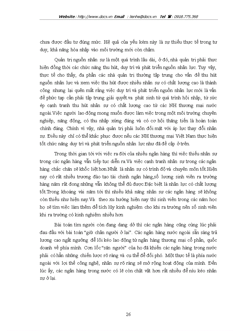 image for page Công tác quản trị nhân sự trong các ngân hàng Việt Nam hiện nay