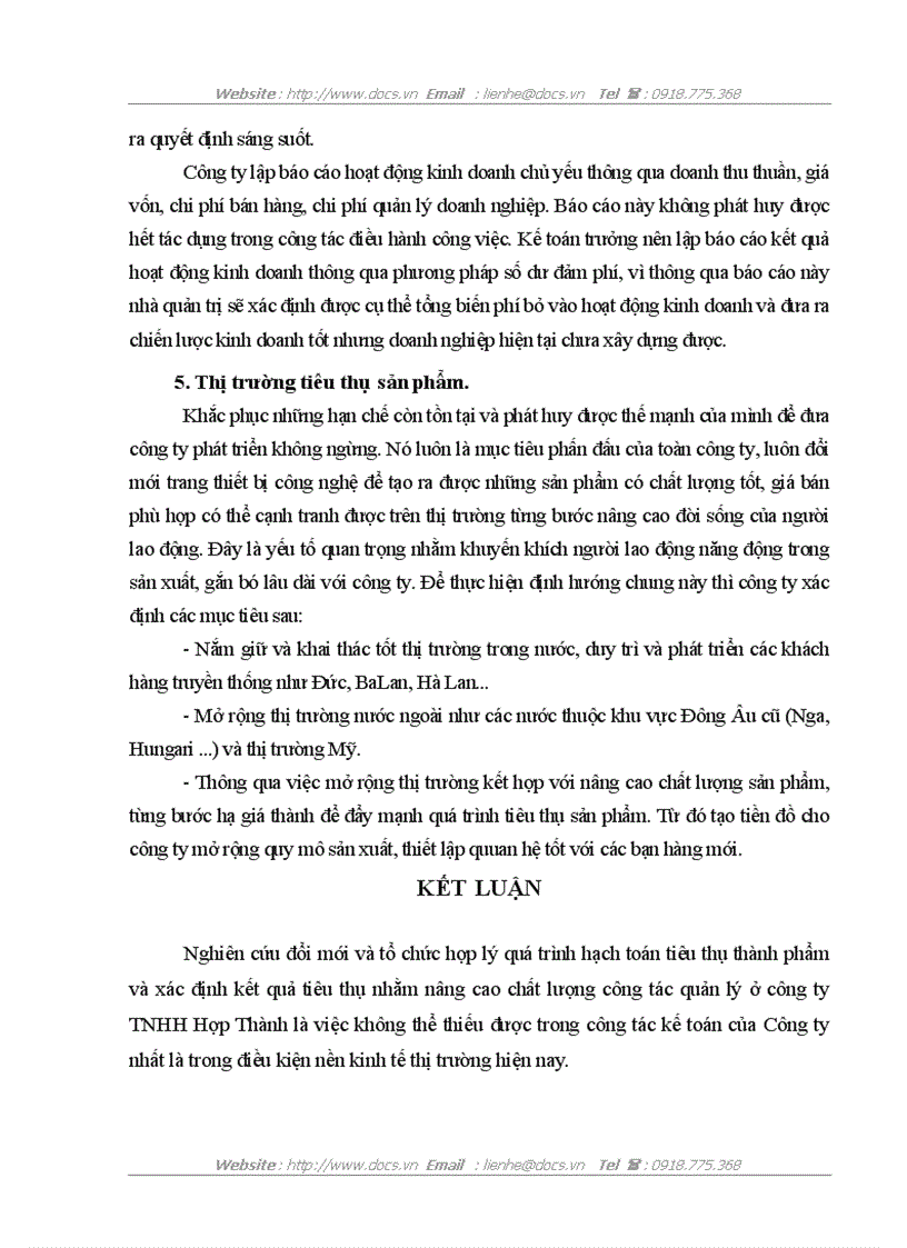 image for page Hoàn thiện kế toán tiêu thụ thành phẩm và xác định kết quả tiêu thụ tại công ty TNHH Hợp Thành