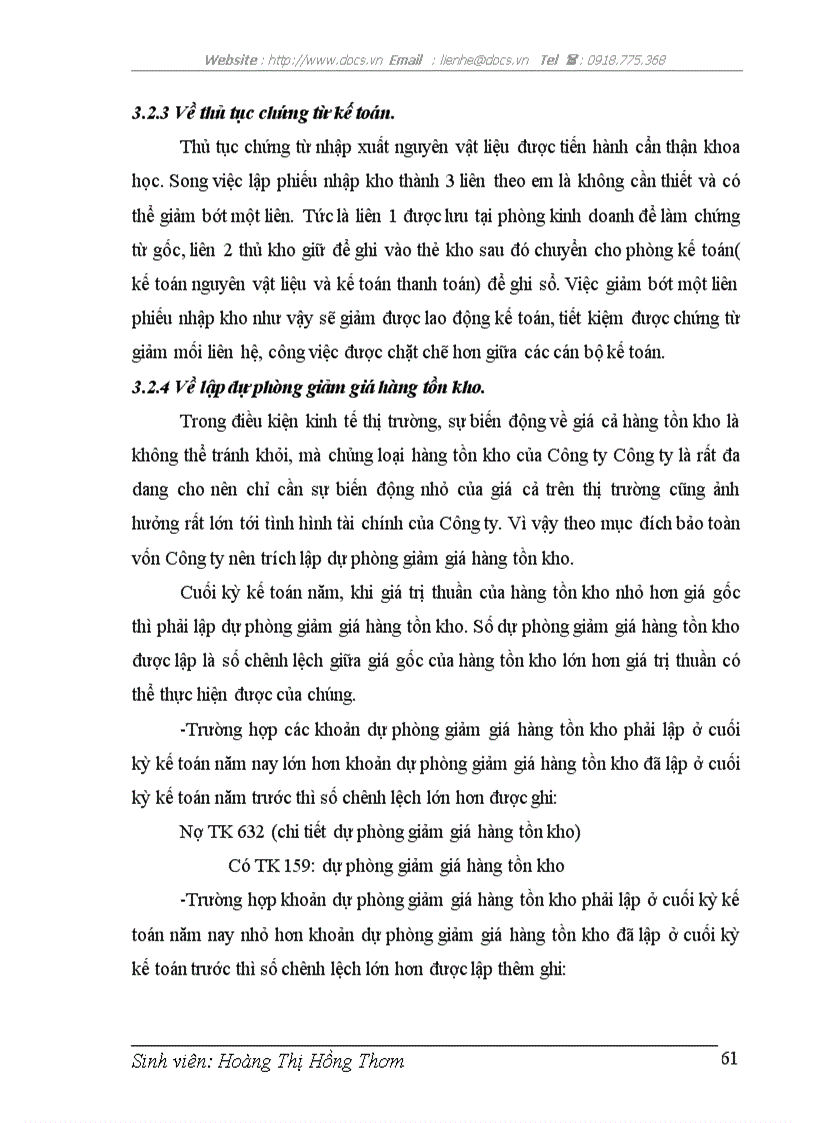 image for page Hoàn thiện công tác hạch toán Nguyên vật liệu tại Công ty TNHH Ngọc