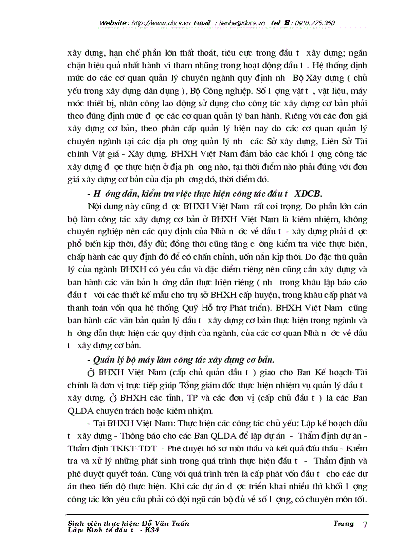 image for page Công tác quản lý đầu tư xây dựng trụ sở làm việc của Bảo hiểm xã hội Việt Nam