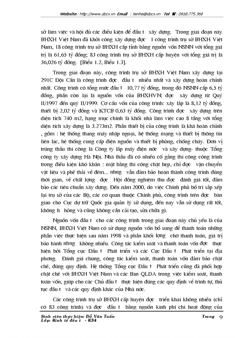 image for page Công tác quản lý đầu tư xây dựng trụ sở làm việc của Bảo hiểm xã hội Việt Nam