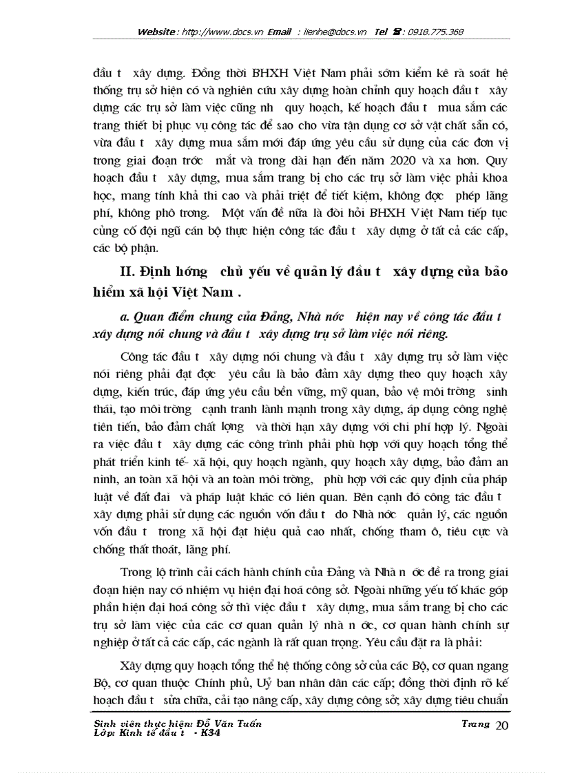 image for page Công tác quản lý đầu tư xây dựng trụ sở làm việc của Bảo hiểm xã hội Việt Nam