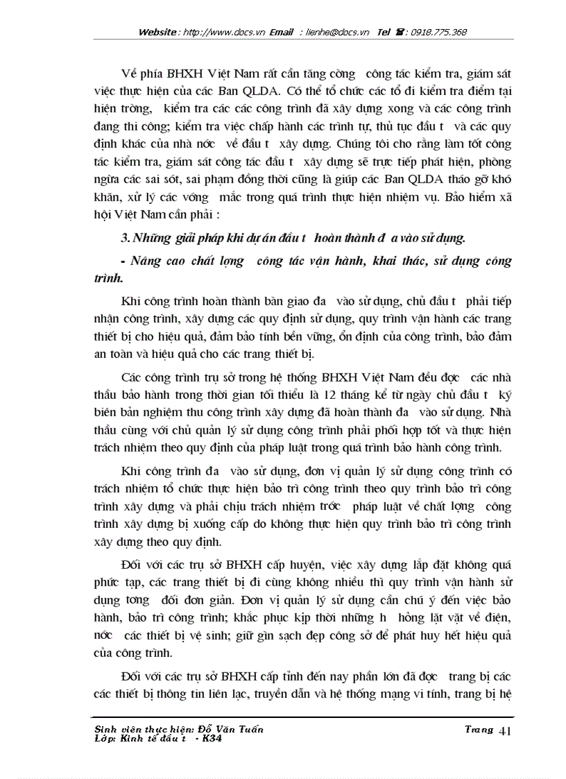 image for page Công tác quản lý đầu tư xây dựng trụ sở làm việc của Bảo hiểm xã hội Việt Nam