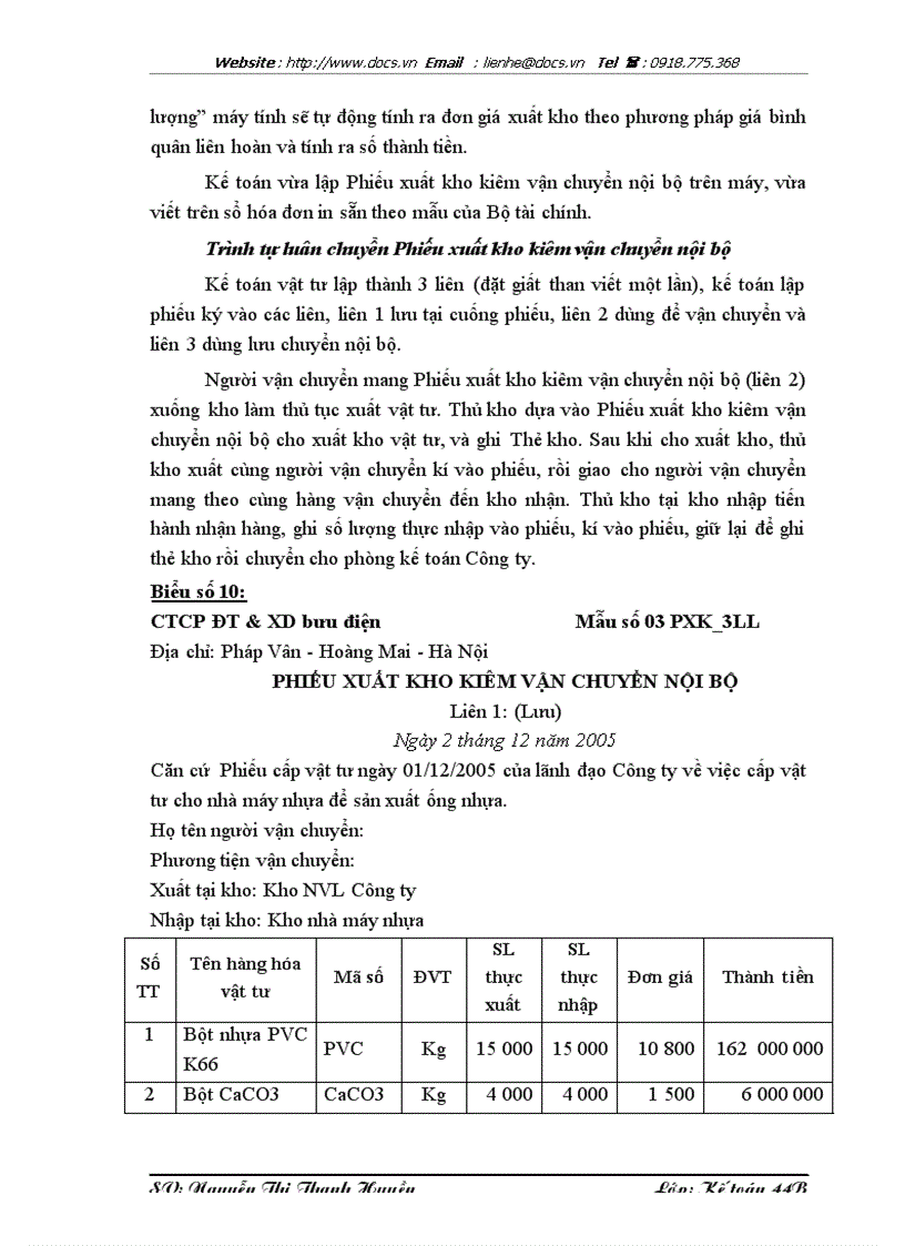 image for page Hoàn thiện kế toán nguyên vật liệu tại Công ty cổ phần đầu tư và xây dựng bưu điện