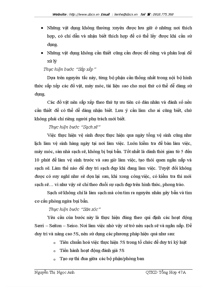 image for page Xây dựng và thực hiện hệ thống quản lý chất lượng ISO 9000 2000 tại Xí Nghiệp cơ khí 79