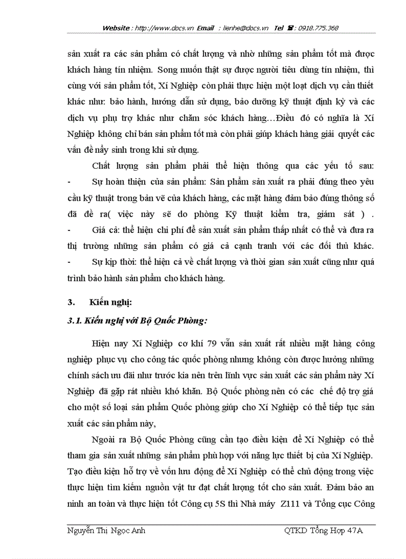 image for page Xây dựng và thực hiện hệ thống quản lý chất lượng ISO 9000 2000 tại Xí Nghiệp cơ khí 79