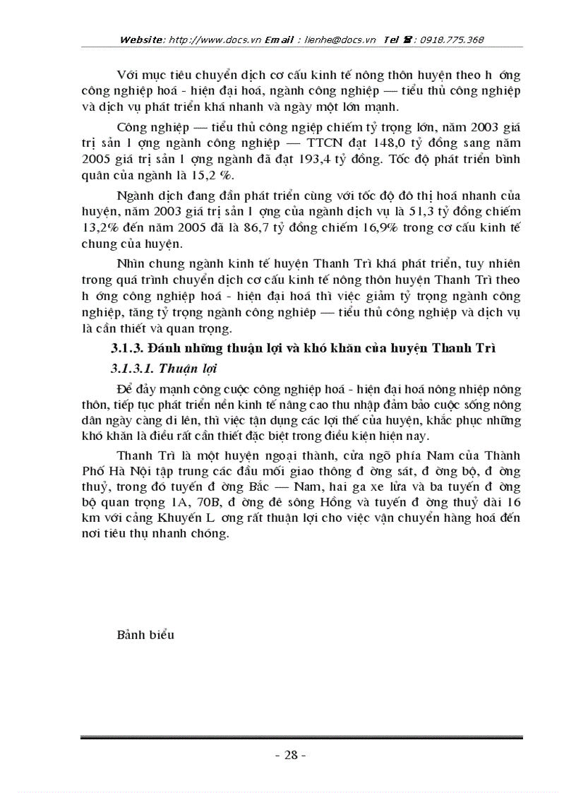 image for page Nghiên cứu vấn đề chuyển dịch cơ cấu kinh tế nông thôn ở huyện Thanh Trì Hà Nội thông qua việc chuyển dịch cơ cấu kinh tế bao gồm các ngành kinh tế