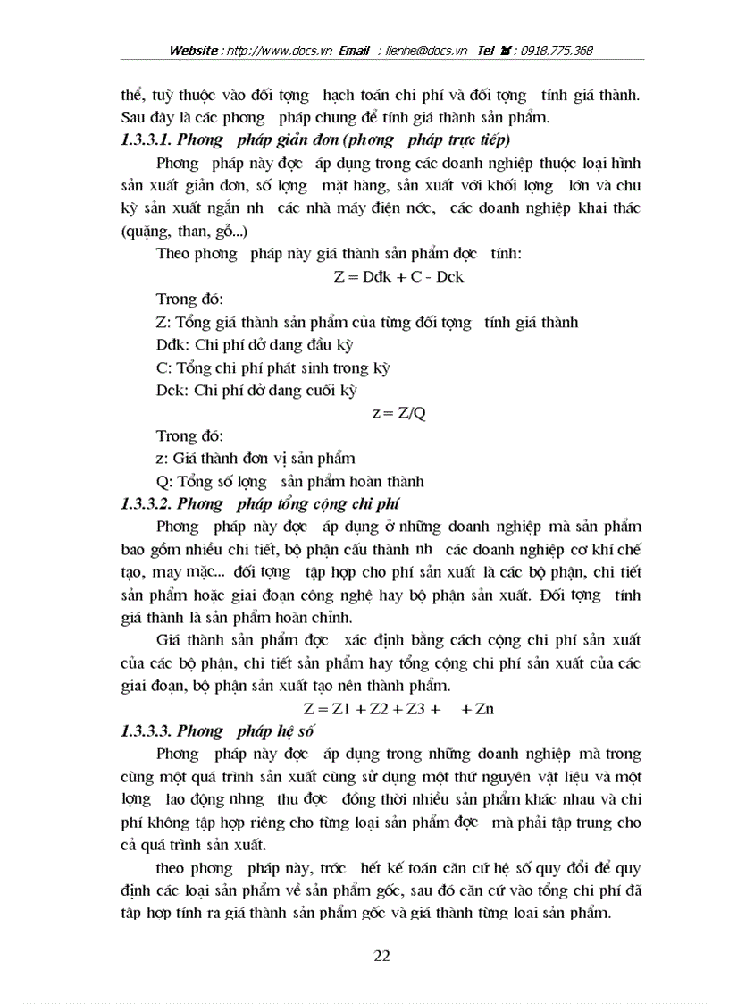 image for page Hoàn thiện kế toán chi phí sản xuất và tính giá thành sản phẩm tại công ty khai thác công trình thuỷ lợi Sông Nhuệ Hà Tây