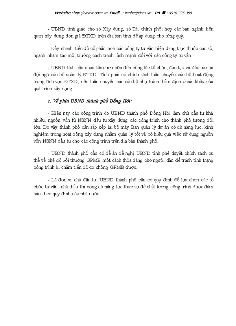 image for page Nâng cao hiệu quả sử dụng vốn Ngân sách Nhà nước trong lĩnh vực đầu tư xây dựng trên địa bàn thành phố Đồng Hới