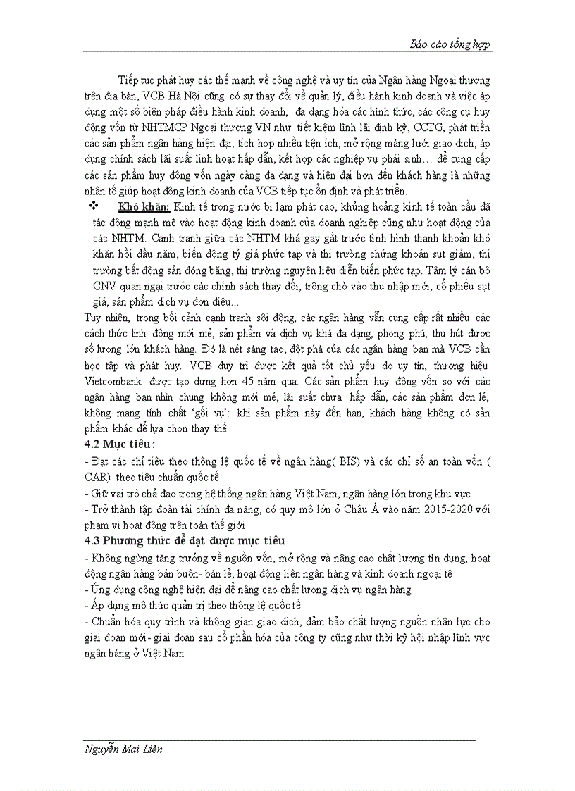 image for page Các mặt cơ cấu tổ chức các nguồn lực của ngân hàng Ngoại Thương Việt Nam chi nhánh Hà Nội