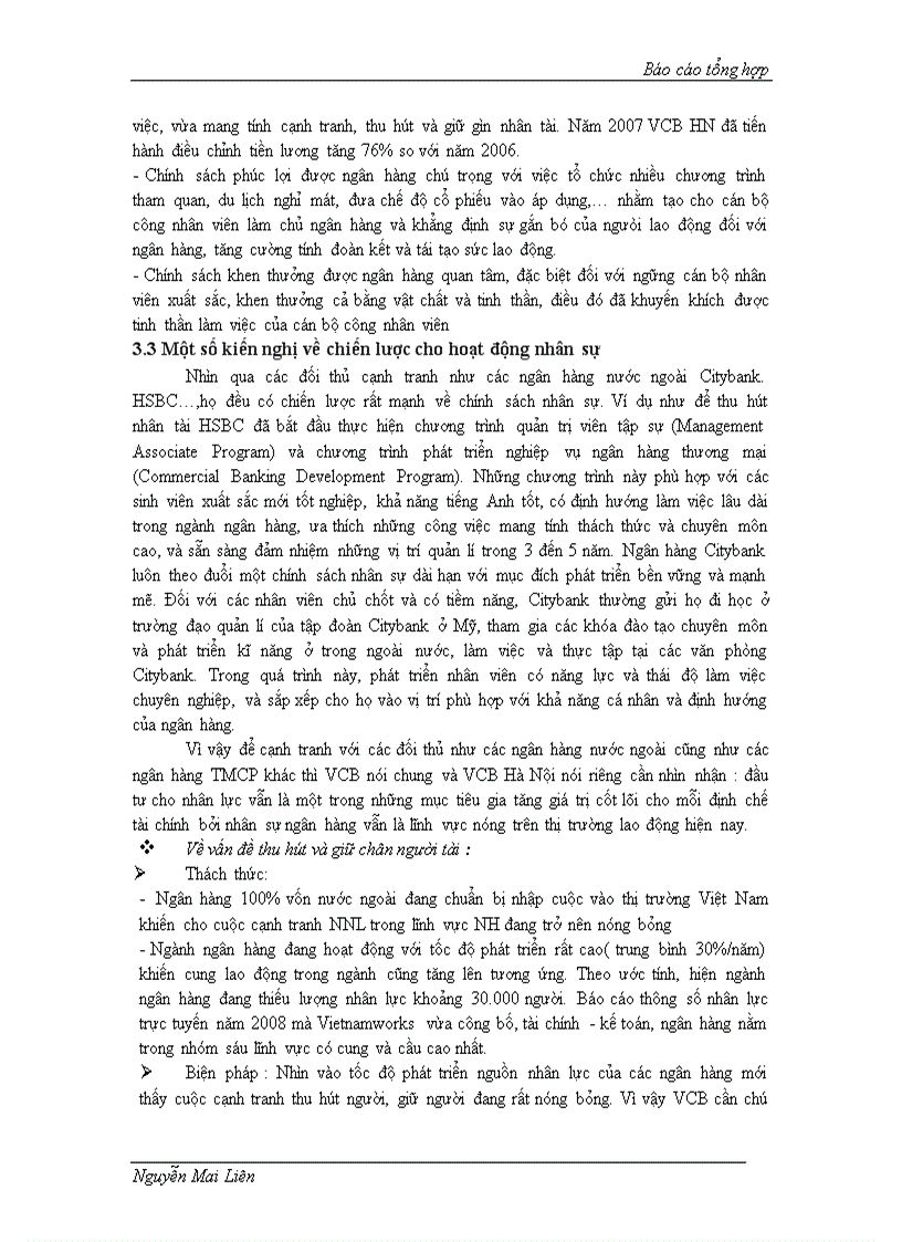 image for page Các mặt cơ cấu tổ chức các nguồn lực của ngân hàng Ngoại Thương Việt Nam chi nhánh Hà Nội