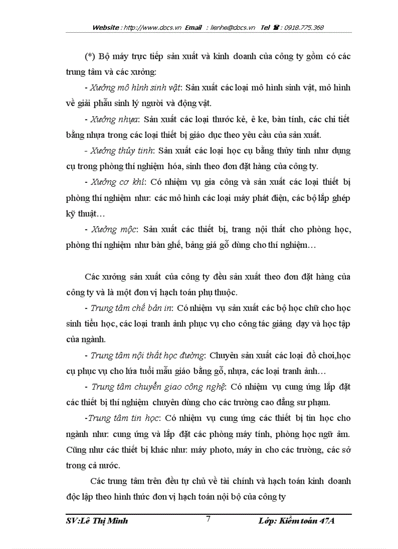 image for page Thực trạng tổ chức hạch toán kế toán tại công ty thiết bị giáo dục