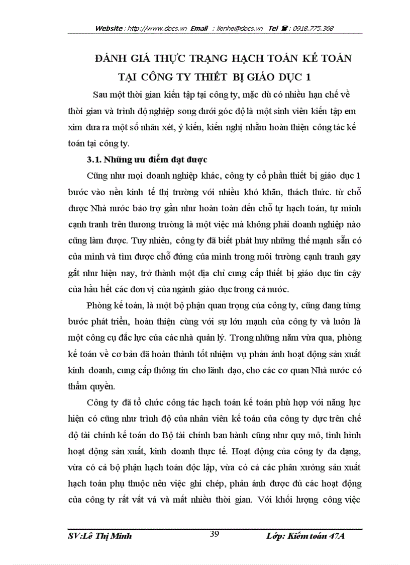 image for page Thực trạng tổ chức hạch toán kế toán tại công ty thiết bị giáo dục