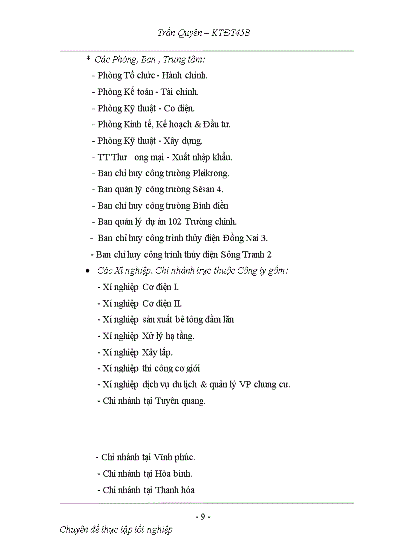 image for page Hoạt động đầu tư phát triển tại Công ty cổ phần cơ điện và xây dựng Thực trạng và giải pháp