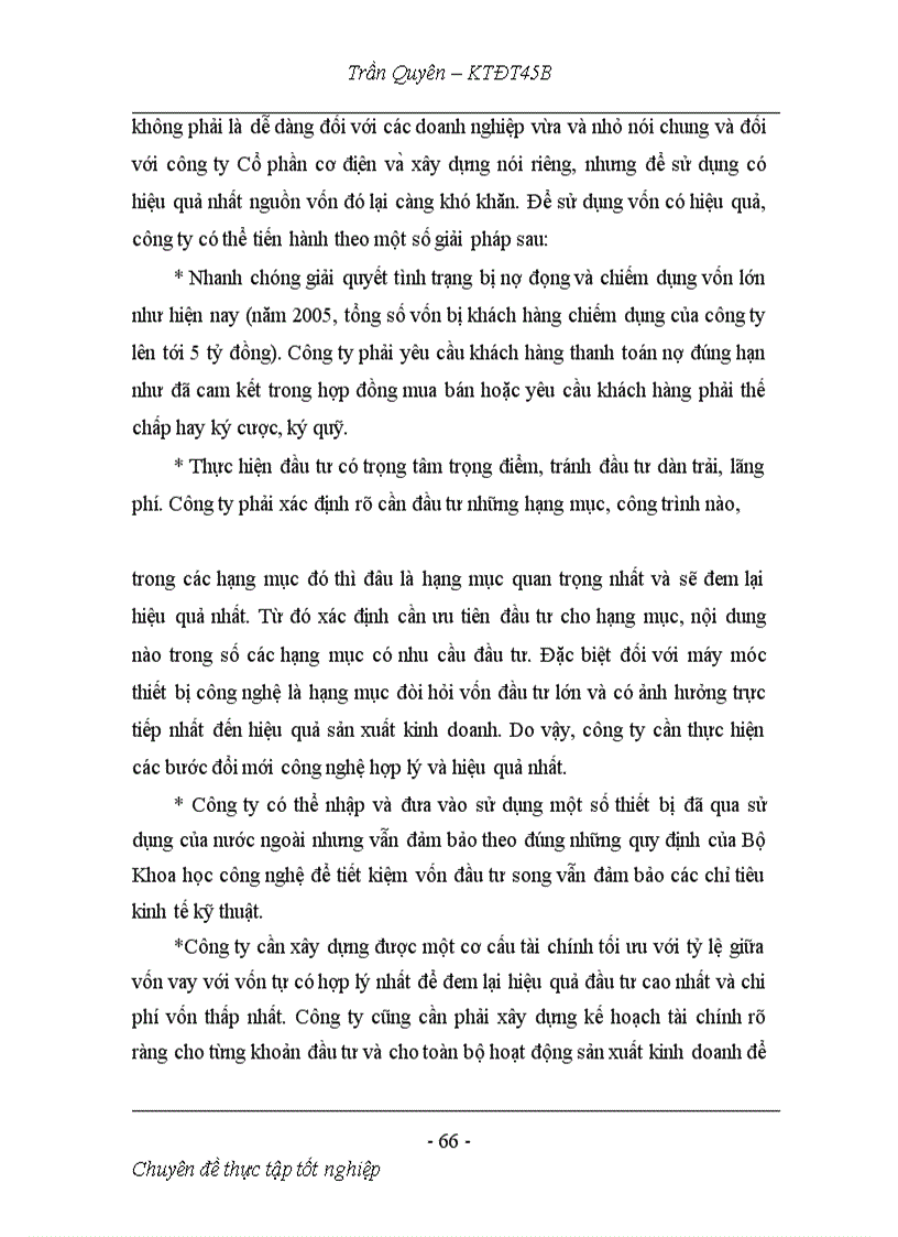 image for page Hoạt động đầu tư phát triển tại Công ty cổ phần cơ điện và xây dựng Thực trạng và giải pháp