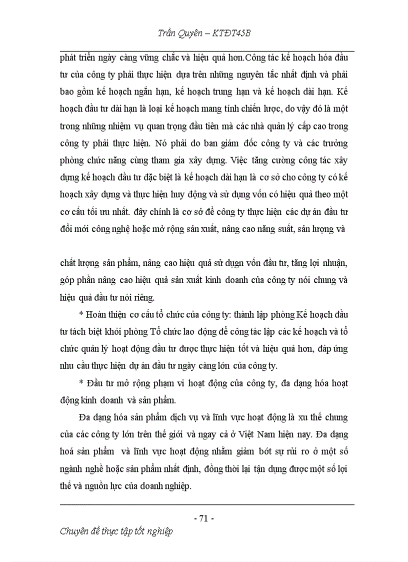 image for page Hoạt động đầu tư phát triển tại Công ty cổ phần cơ điện và xây dựng Thực trạng và giải pháp